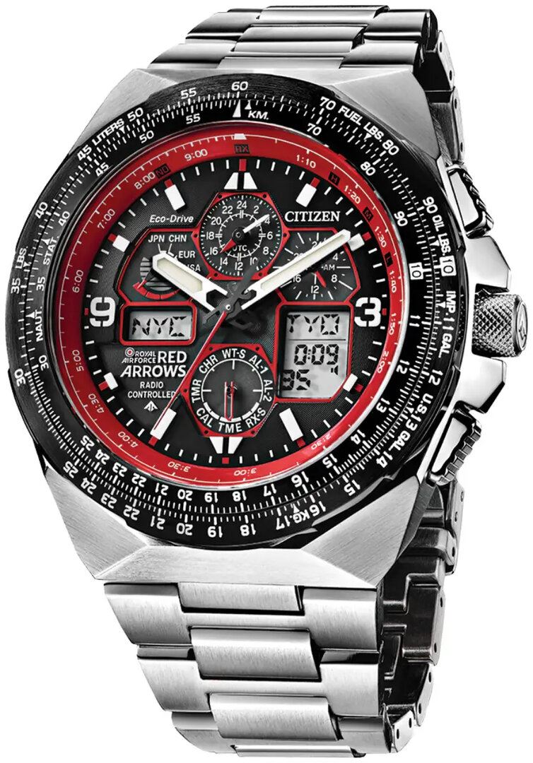 OROLOGIO UOMO CITIZEN Promaster Skyhawk A-T Cronografo GMT Eco-Drive