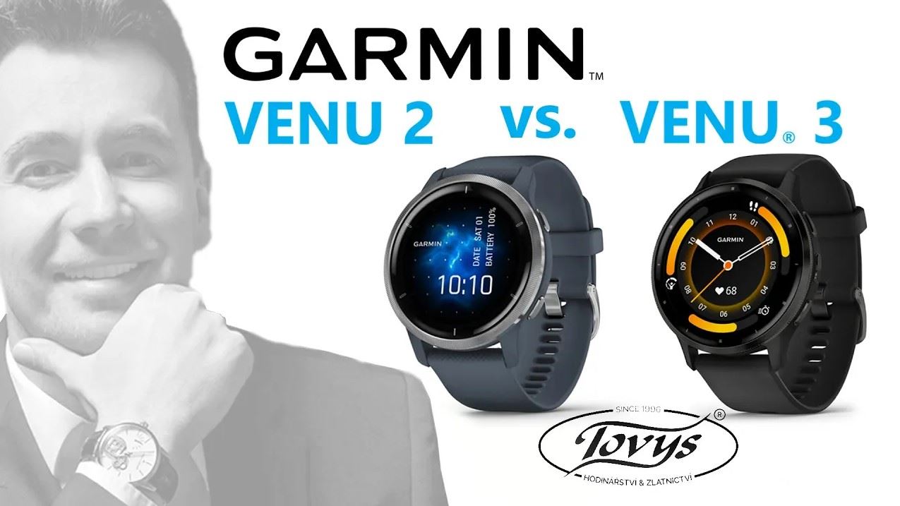 Porovnání hodinek Garmin Venu 2, Venu 2 Plus a Venu 3